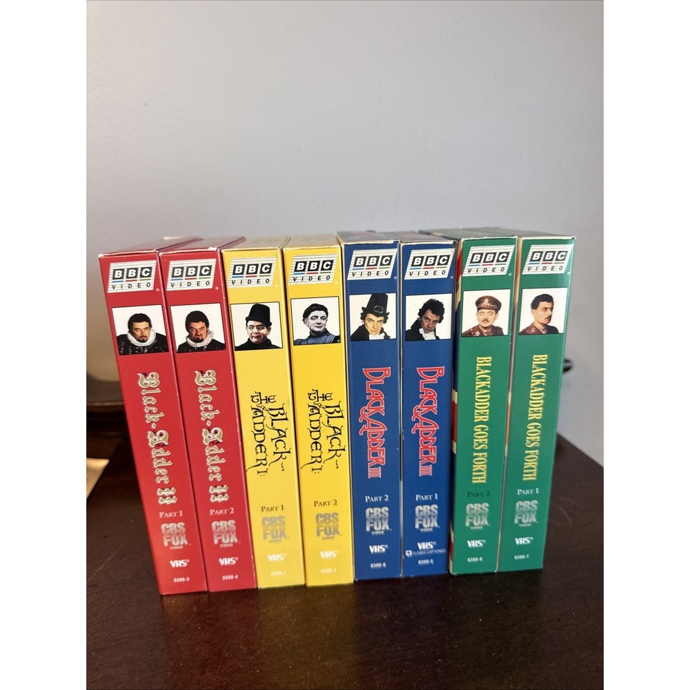 Black Adder - The Complete Black Adder (VHS, 8-Tape Set)